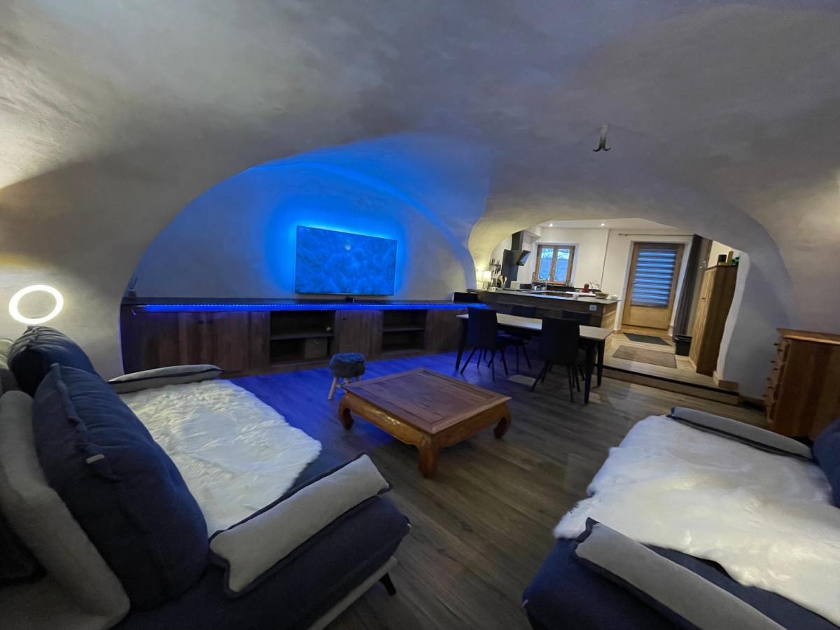 Maison Stabatio Appartement Pierre Le Monêtier-les-Bains Eksteriør bilde